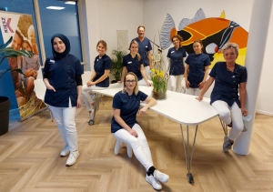 Het team van tandartspraktijk Kiesz in Oosterhout